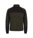 Clique Mens Haines Fleece Jacket (Fog Green/Black) - UTUB381