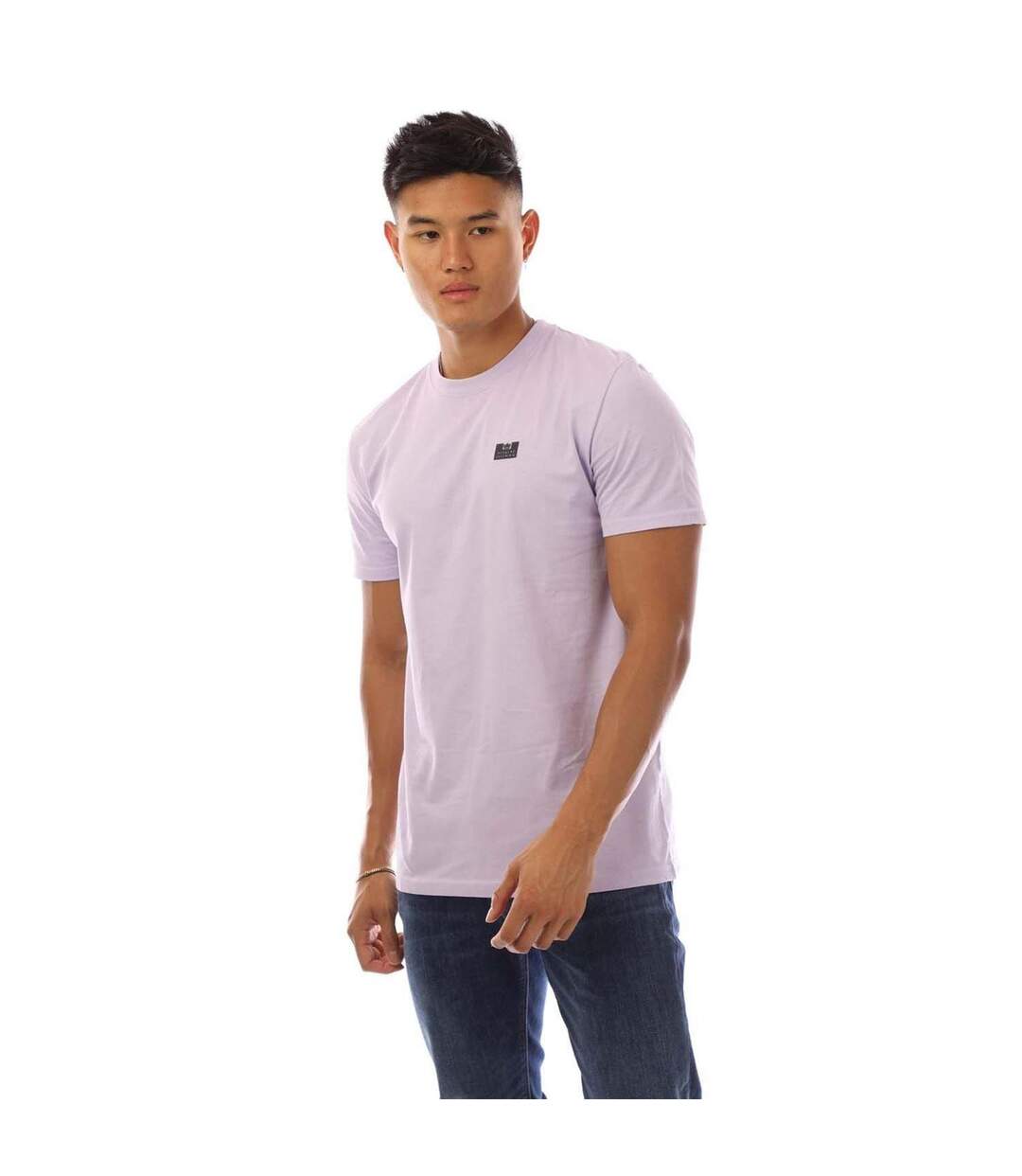 T-shirt Motif/style Uni Bridgetown Homme Lilas Weekend Offender-2
