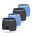 Quiksilver – Pack 4 Boxers Homme Confort Coton Stretch-1