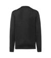 Russell Collection Mens V-neck Knitted Cardigan (Charcoal Marl)
