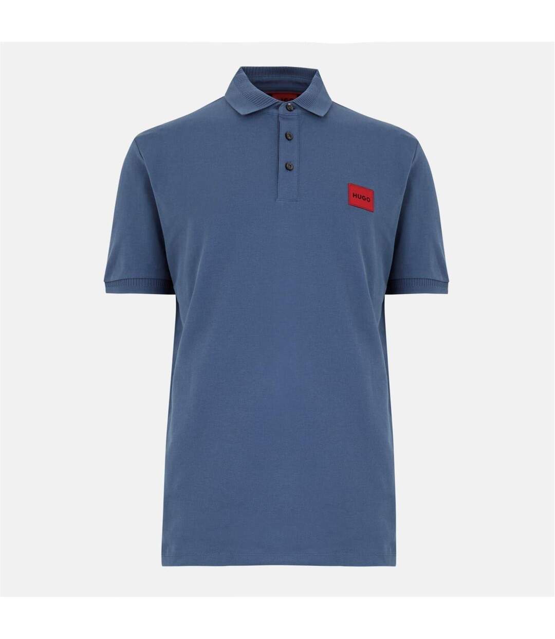 Mens Deruso Polo Shirt Medium Blue Hugo-1