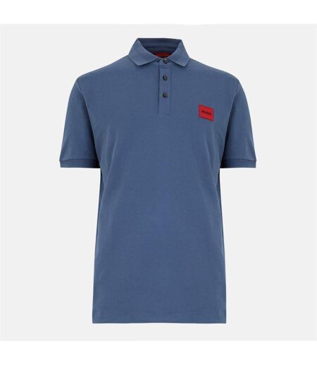 Mens Deruso Polo Shirt Medium Blue Hugo