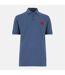 Mens Deruso Polo Shirt Medium Blue Hugo-1