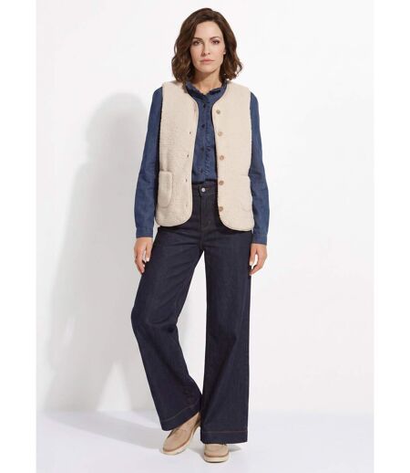 Veste sans manches en sherpa intérieur velouté