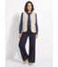 Veste sans manches en sherpa intérieur velouté-3