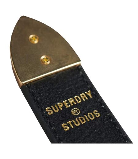 Ceinture noire femme superdry statement belt - s