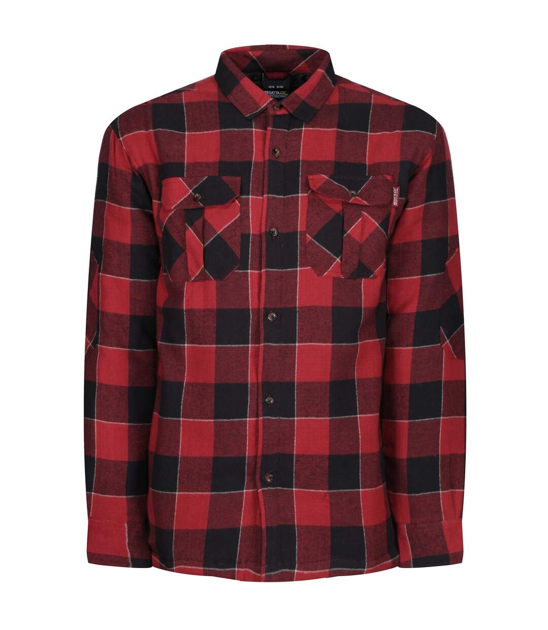 Mens shelford checked padded shirt red Regatta