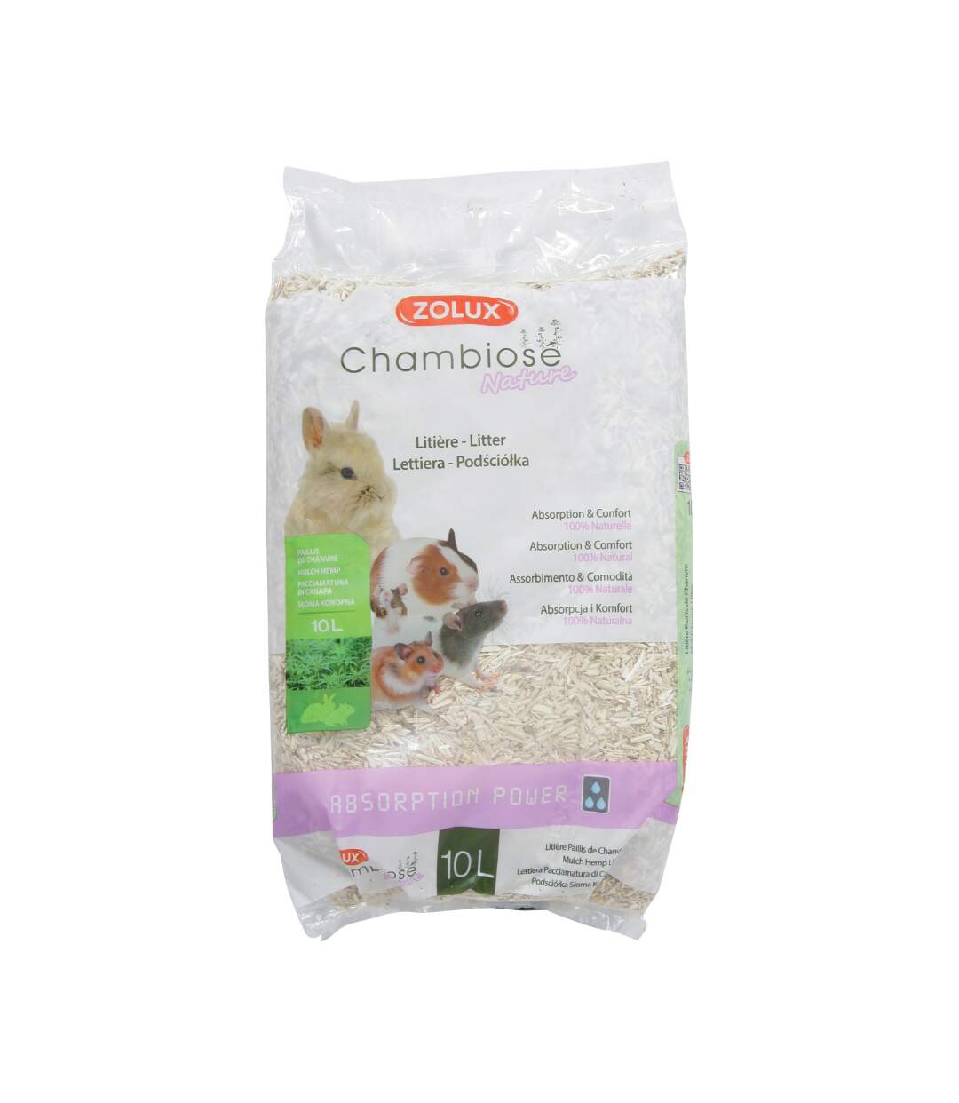 Litière végétale naturelle Chambiose (Lot de 4)