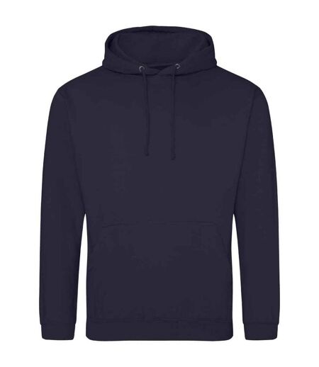 Sweat à capuche college adulte bleu marine oxford Awdis