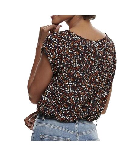 Top imprimé noir à motifs femme only vic - 40