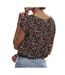 Top imprimé noir à motifs femme only vic - 40-2