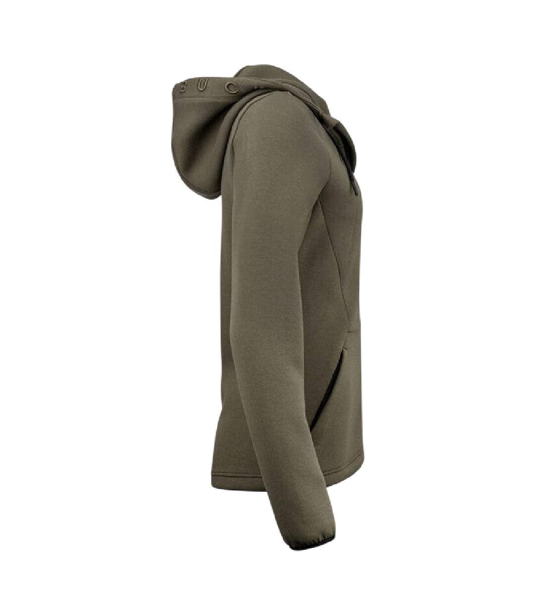 Womens/ladies Pemberton Lightweight Full Zip Hoodie Ivy Green Cutter & Buck-4