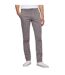 Mens Plain Slim Chinos Dark Grey Boss-3