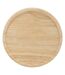 Hearth ceramic mug with wood lid/coaster 10.4 x 7.5 cm solid black/white Avenue-3