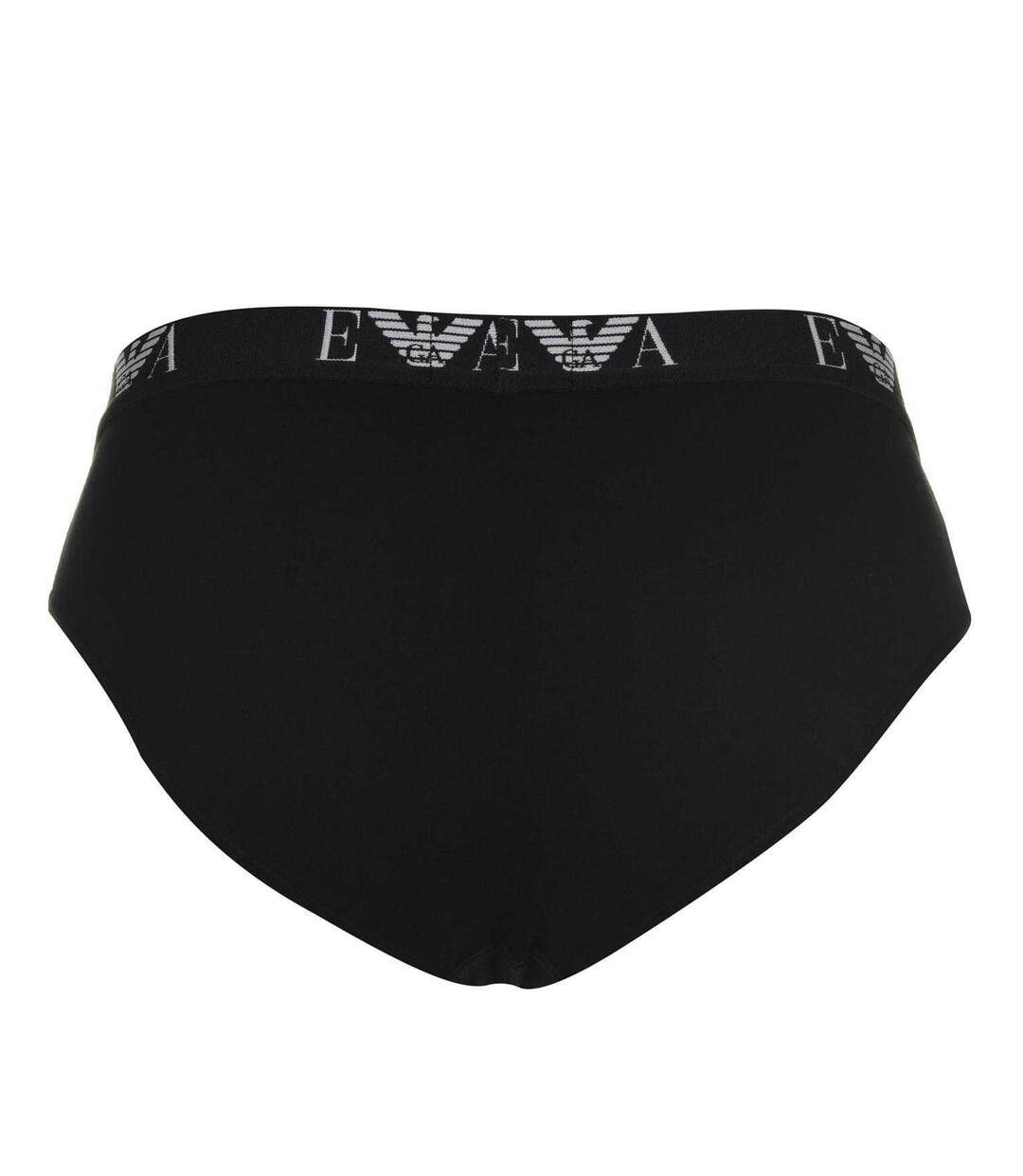 Lot De 3  Slips Homme Noir Emporio Armani-3