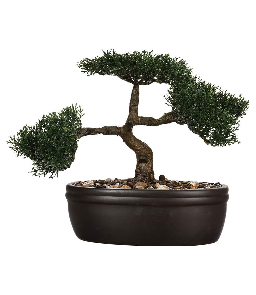 Bonsai artificiel en pot - H. 23 cm