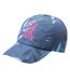 Childrens/kids Karrat Leaf Print Baseball Cap Blue Aquawave-1