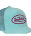 Casquette trucker en velours avec filet et badge Kylie Vondutch-3