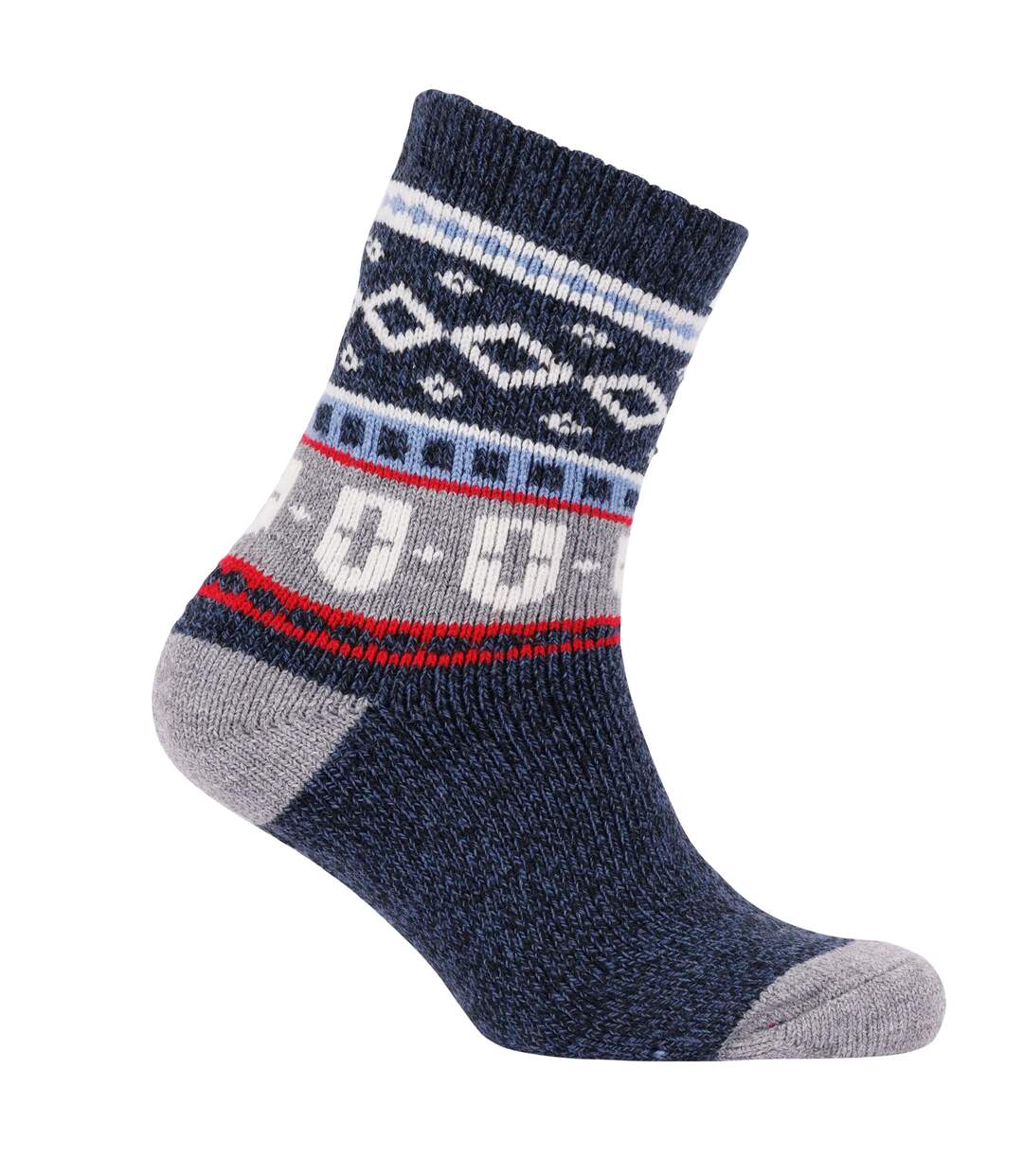 Chaussettes Motif/style Festif Larsen Adulte Bleu Marine À Motifs Trespass-4