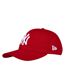 Embroidered Logo Adjustable Baseball Cap Red New Era-3