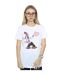 Disney Femmes/Ladies - T-shirt en coton avec petit cœur Goofy Love (Blanc) - UTBI37238-2