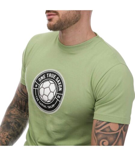 Mens baller t-shirt green One True Saxon