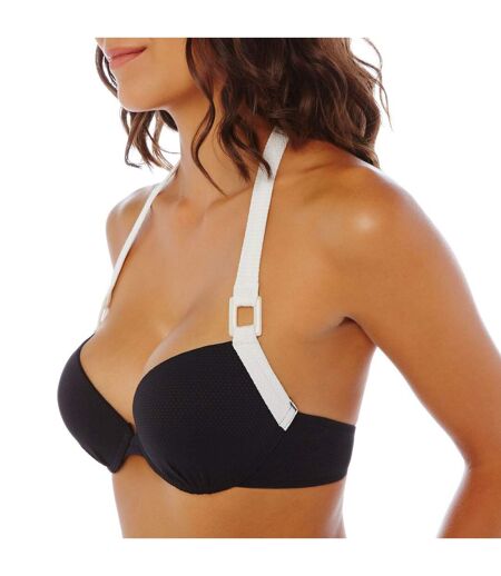 Haut de maillot push-up noir/ivoire Yéyé by Brigitte Bardot