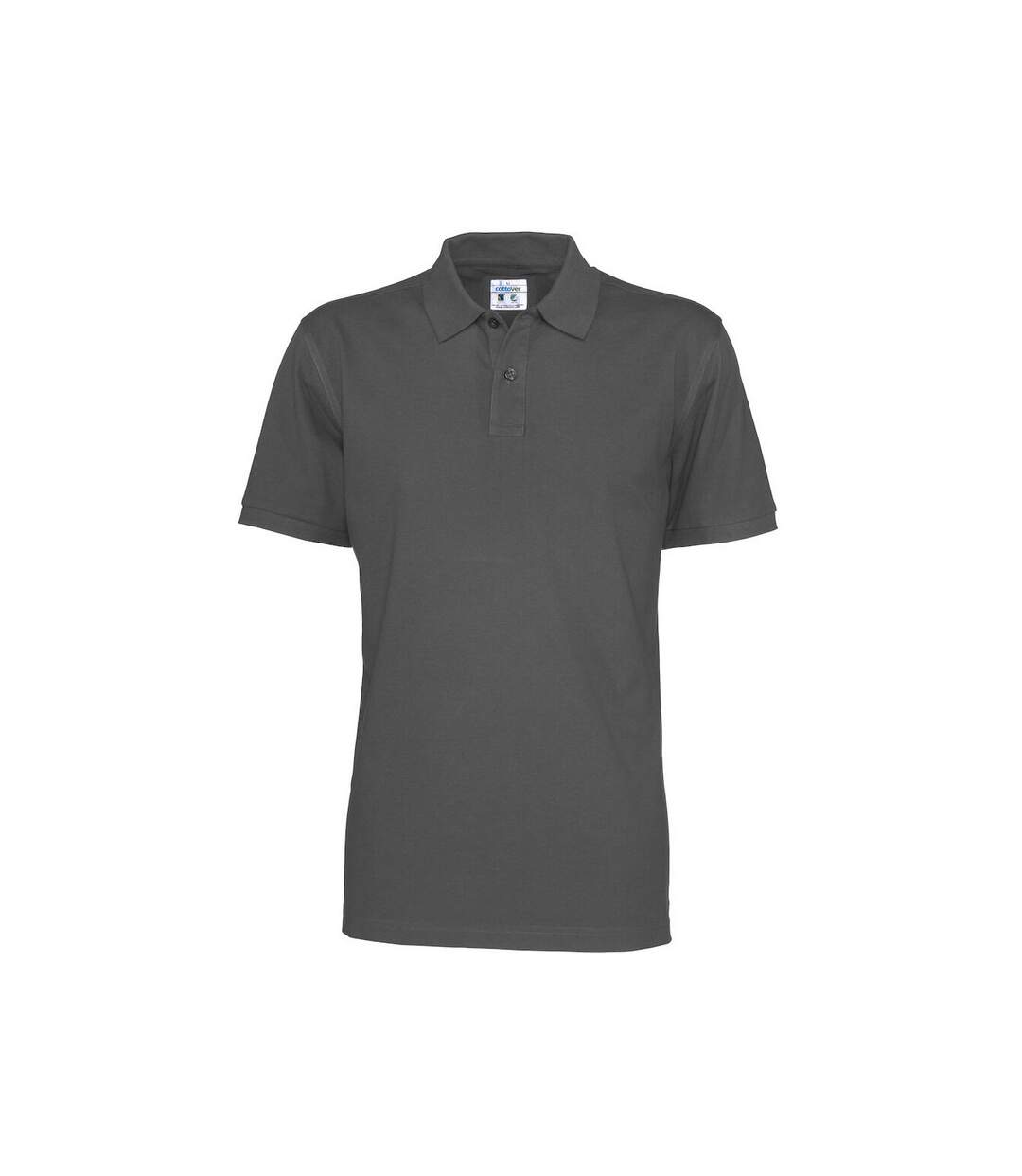 Clique Mens Pique Polo Shirt (Charcoal)
