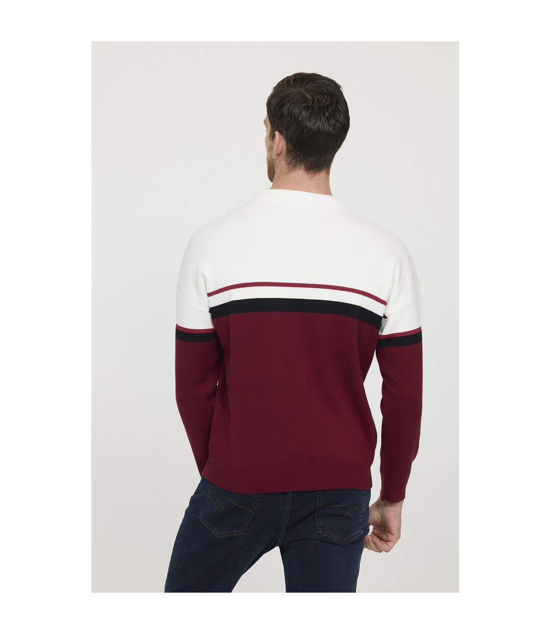 Pull manches longues coton loose CARAN-4
