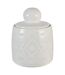 Boîte Déco en Céramique Mala 19cm Blanc-1