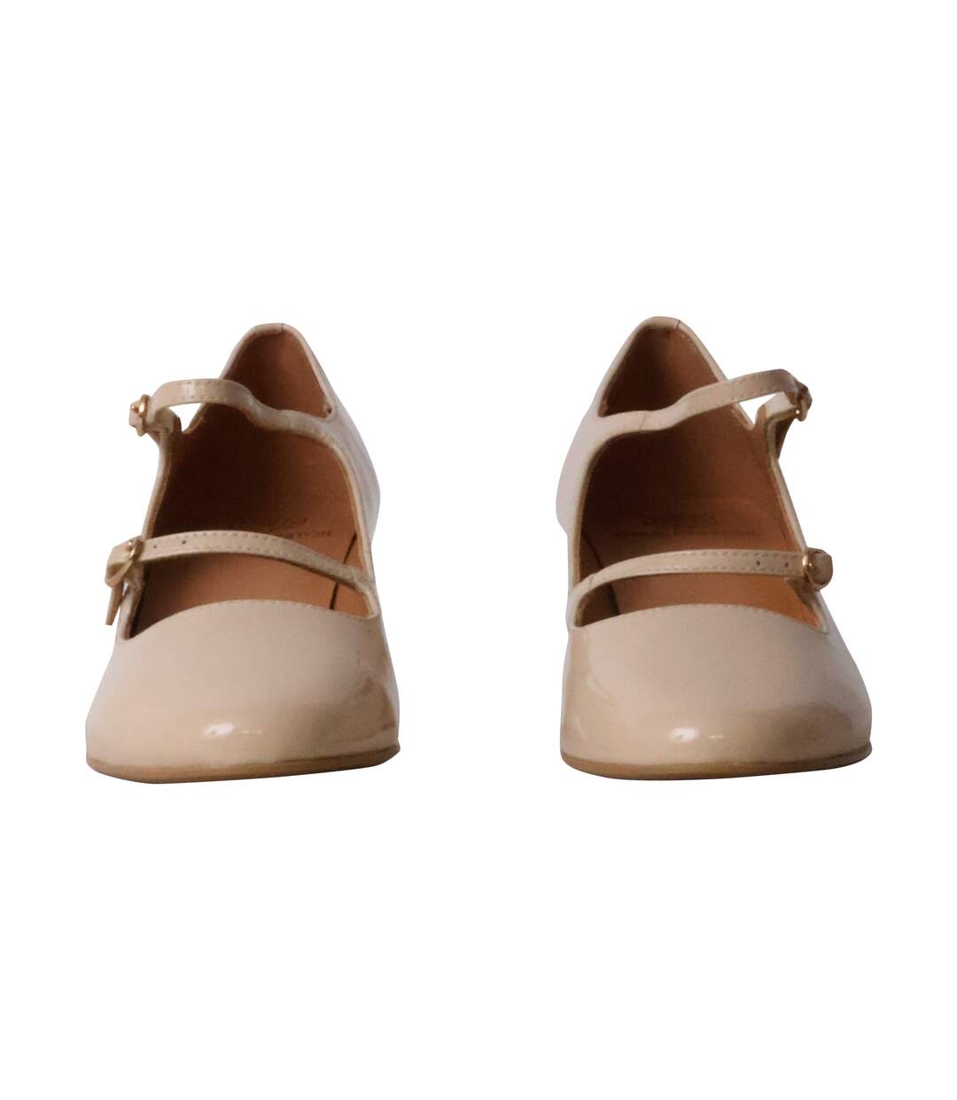 Ballerines à Talon Cuir Emilie Karston Pivoine-5