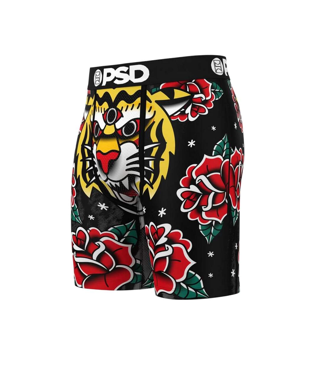 Mens 3 Eyed Floral Tiger Boxer Briefs Multicoloured PSD-4