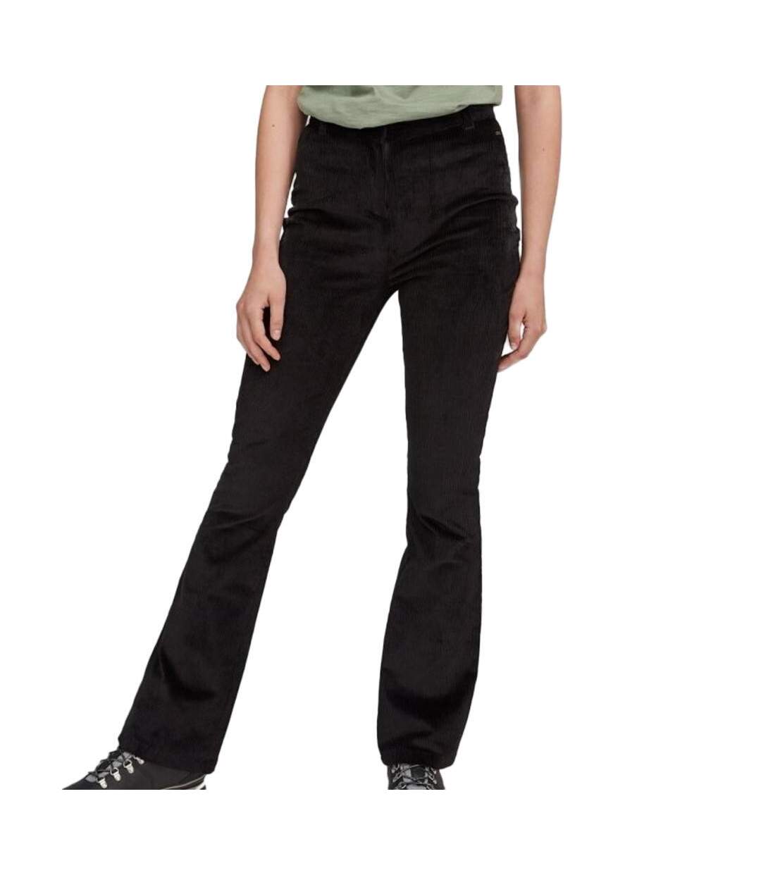 Pantalon Noir Femme O'Neill Ribbed - S-1