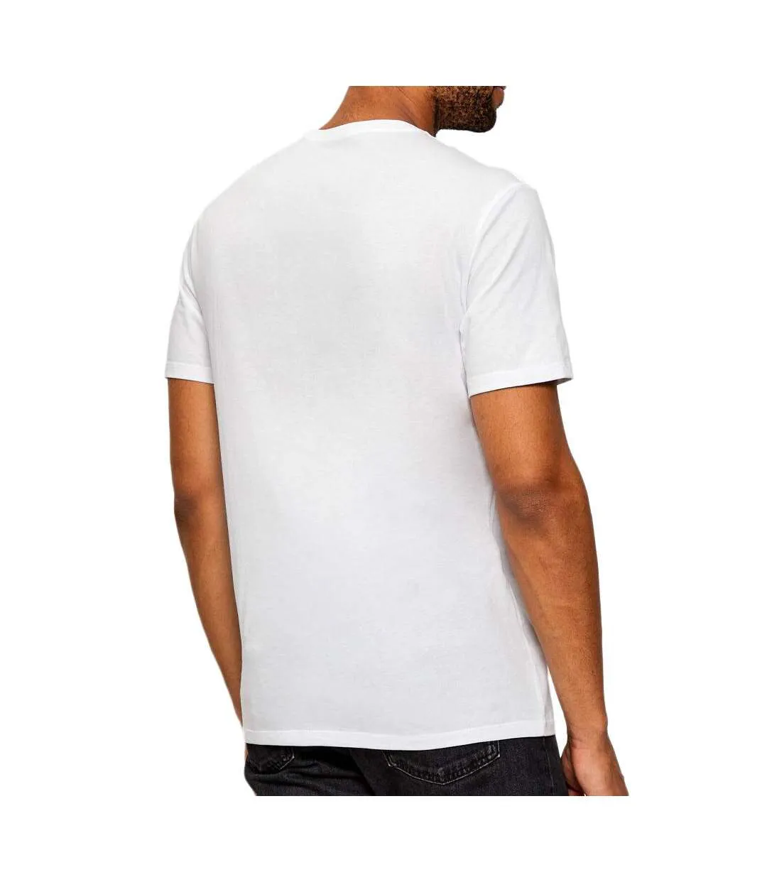 T-Shirt blanc homme calvin klein jeans lv04rd819g-2