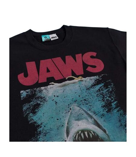 Sweat Motif/style Poster Du Film Adulte Noir Jaws