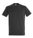 T-shirt manches courtes - Mixte - 11500 - GRIS SOURIS