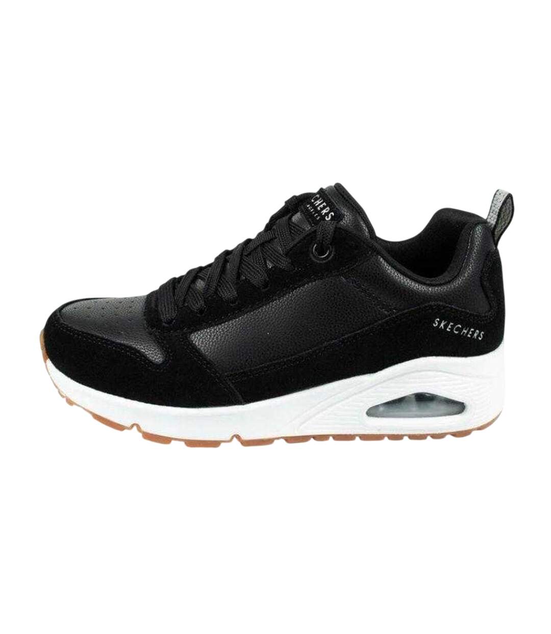 Baskets Femme Noir Skechers-3