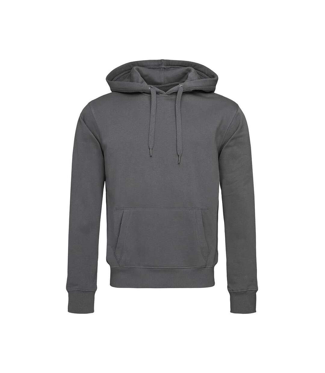 Mens active sweat hoody slate grey Stedman