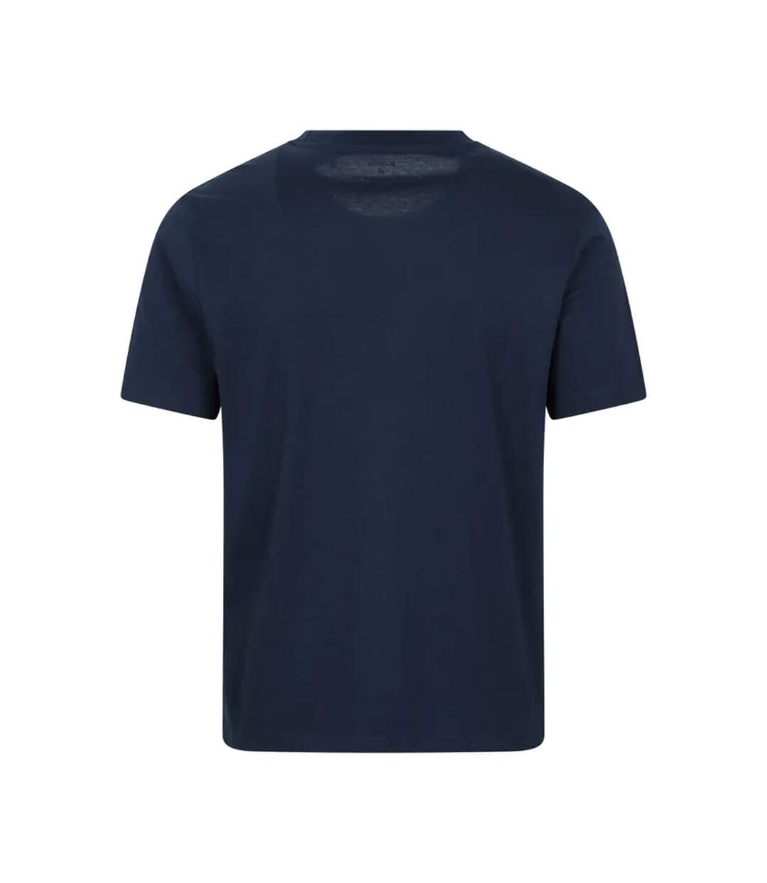 T-shirt En Coton Bio Motif/style Surfeur Homme Bleu Marine Imprimé Mountain Warehouse-3