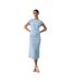 Principles Womens/Ladies Jersey Ruched Side Midi Dress (Aqua) - UTDH5968