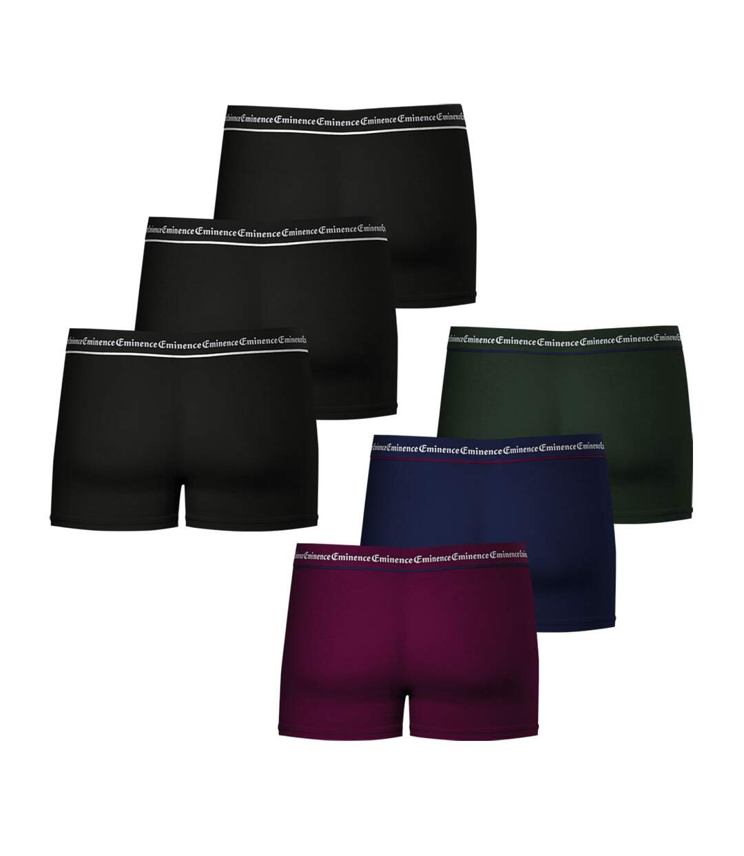 Lot de 6 boxers homme Business Eminence-3