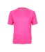 T-shirt Rainbow Tech Adulte Magenta Cona Sports-1