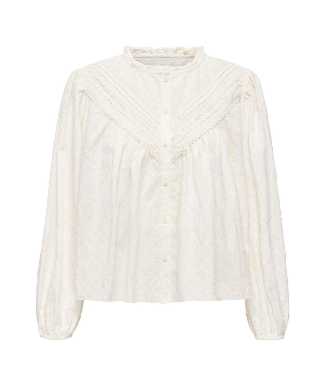 Blouse beige femme jdy selma-1