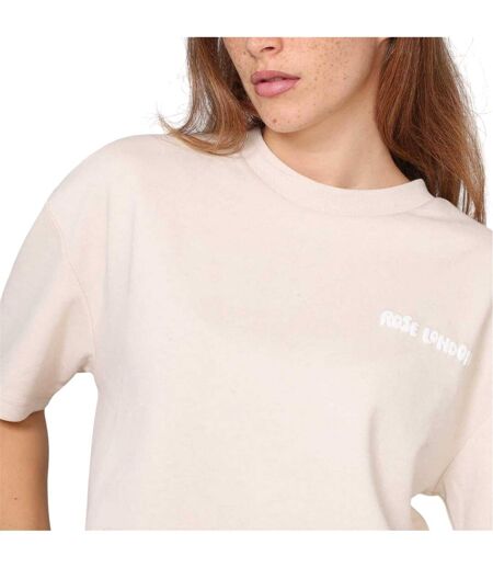 T-shirt Court Authentic Femme Sable Rose London