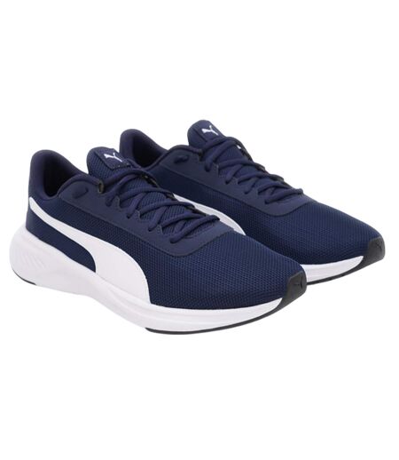 Baskets Night Runner V2 Homme Blanc Bleu Marine Puma