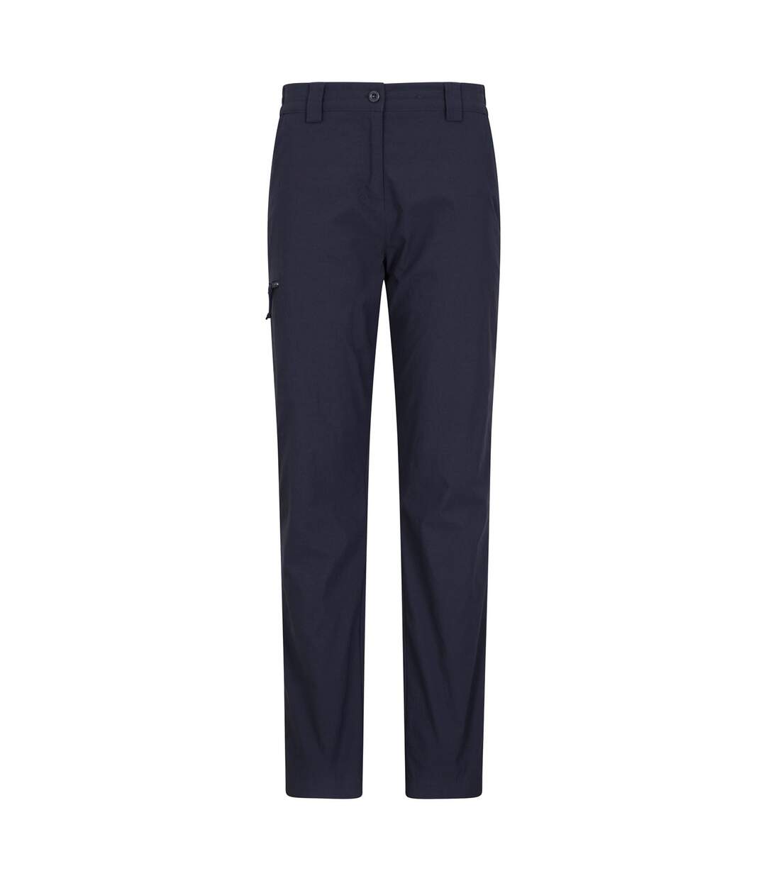 Womens/ladies Hiker Stretch Short Winter Trousers Navy Mountain Warehouse-1