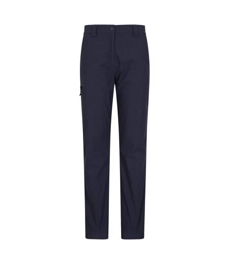 Womens/ladies Hiker Stretch Short Winter Trousers Navy Mountain Warehouse