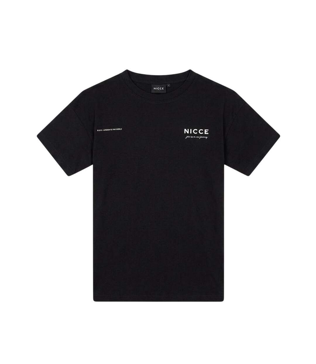 T-shirt Homme Noir Nicce-1