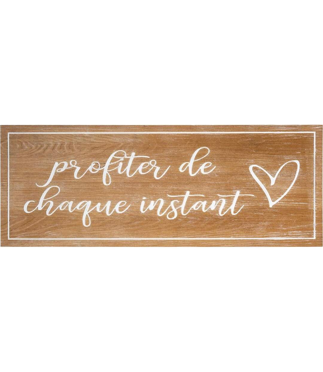 Décoration Murale Bois Profiter 80cm Naturel-1