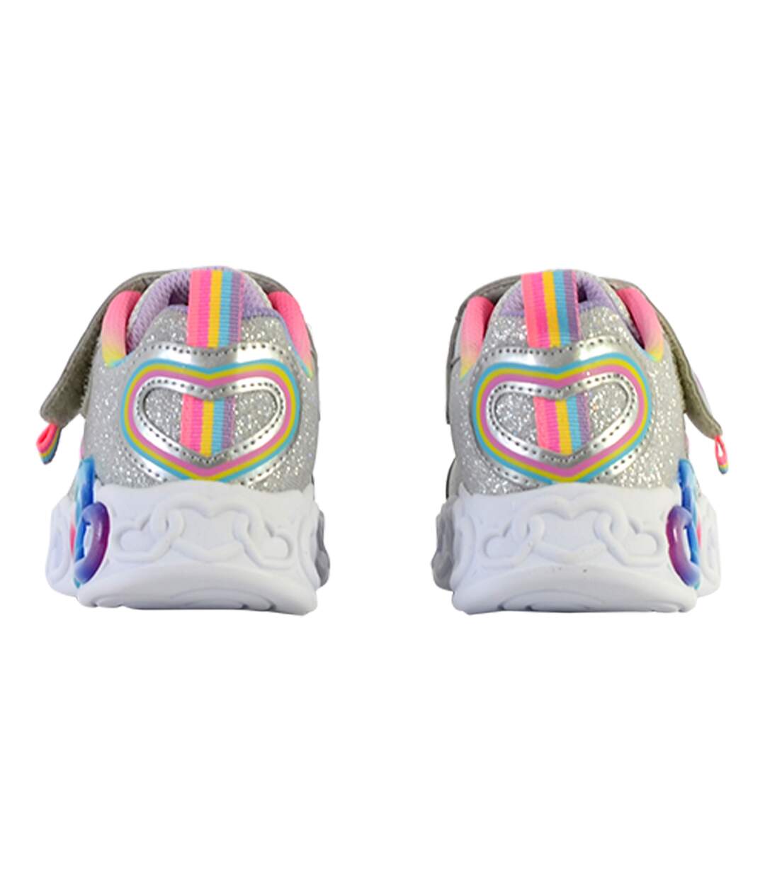 Basket Basse à Scratch Skechers Enfant Love Prism-4